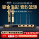 麥樂迪ML5800電子膽管家用K歌專業(yè)無線麥克風(fēng)真分集U段家庭KTV舞臺(tái)主持演講專用一拖二雙手持話筒防嘯叫 ML5800電子管潤聲無線話筒(奢華金)