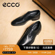 愛步（ECCO）德比鞋 增高牛皮商務(wù)正裝皮鞋男 適途系列512734 黑色41