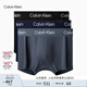 Calvin Klein內衣25春夏新款男士三條裝ck低腰輕薄無(wú)痕防夾臀內褲男NP2778O RT0-太空黑/藏藍/炭灰 3條 L