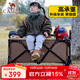 CAMEL露營(yíng)車(chē)戶(hù)外折疊推車(chē)營(yíng)地買(mǎi)菜溜娃遛狗車(chē)野餐大容量拉快遞兒童可躺
