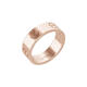 卡地亞（Cartier）戒指男女同款 LOVE結婚5.5毫米寬對戒婚戒 送男女友生日禮物 B4084800 18K玫瑰金色 57