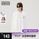 英克斯（inxx）【INXX】ALLPICK潮牌基礎(chǔ)簡約多色長袖T恤情侶休閑寬松打底衫 白色 S