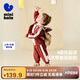 迷你巴拉男童女童長(cháng)袖套裝寶寶休閑嬰兒衣服套裝學(xué)院兩件套2025新品