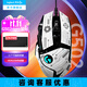 羅技（G）G502 HERO游戲鼠標 電競有線(xiàn)鼠標 吃雞鼠標RGB帶配重宏編程機械usb鼠標電腦英雄聯(lián)盟csgo送男友 G502 HERO黑色+JAJ防滑貼白色