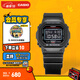 卡西歐（CASIO）G-SHOCK 基礎方塊 DW-5600HR運動(dòng)男士手表 小方塊 【禮物】 DW-5600UHR-1PR-200米防水