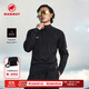猛犸象（MAMMUT）Aenergy 男士戶(hù)外半拉鏈輕質(zhì)彈性舒適保暖騎行長(cháng)袖T恤 黑色 M