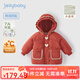 JELLYBABY女童冬季棉服兒童公主連帽棉衣加厚棉襖寶寶冬裝【2025秋冬新品】 紅色 100 CM