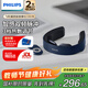 飛利浦（PHILIPS）頸椎按摩器頸部按摩儀肩部脖子按摩護頸儀雙頻脈沖熱敷遙控生日禮物送父母送長(cháng)輩教師節禮物 【6模式15力度+雙頻脈沖】3303N