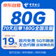 中國電信大流量卡19元【180G流量】全國通用手機卡移動(dòng)電話(huà)長(cháng)期純上網(wǎng)非終身無(wú)限永久