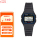 卡西歐（CASIO）手表男復古小方塊運動防水學生男女f91w系列手表F-91W-1D