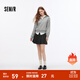 森馬（Semir）半身裙女百搭學(xué)院風(fēng)顯瘦短裙俏皮小個(gè)子秋灰色格子百褶裙時(shí)尚 灰色調00422 M