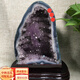 冰珂晶石天然巴西紫晶洞擺件紫水晶洞聚寶盆錢(qián)袋子原石家居