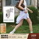 莎莎蘇[明星同款]25夏復(fù)古阿甘鞋透氣休閑鞋輕便網(wǎng)面薄底運(yùn)動(dòng)鞋七夕 米白色/白色 37