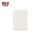 無(wú)印良品 MUJI 透明封面時(shí)間軸式日程本2024年12月開始 筆記本本子日記本記事本計(jì)劃本手賬本 白色/B6/88張