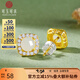 可玉可求七夕禮物節(jié)日禮物和田玉耳釘 女款國風(fēng)精致銅鑲玉石耳飾 節(jié)日禮物 款一 方形耳飾 X0376