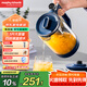 摩飛電器（Morphyrichards）養(yǎng)生壺 煮茶器燒水壺恒溫調(diào)奶器茶壺多段變頻烹煮智能菜單 玻璃壺1.5L大容量 MR6089藍(lán) 
