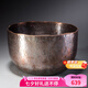 容山堂手工錘目紋銅茶洗缸加厚建水茶渣桶高檔功夫茶具純銅水洗筆洗水盂 手工紫銅錘目茶洗-大