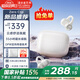 漫步者（EDIFIER）花再Zero Clip耳夾開(kāi)放式真無(wú)線(xiàn)藍牙耳機不入耳掛 骨傳導概念運動(dòng)跑步降噪適用于蘋(píng)果Pro華為小米 珍珠白+收納袋+入會(huì )減5元