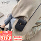 viney牛皮包包女包迷你手機小包洋氣單肩斜挎生日禮物高級感送女友老婆