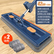 2025新款大號拖把免手洗家用一拖凈拖地神器懶人拖把吸水擦地墩布 藍色42cm大面板【共2塊原裝布】