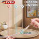 FVFH德國廚房硅膠吸管刷加長(cháng)杯子水杯管子長(cháng)柄清潔刷子小縫隙清洗神器 【2個(gè)裝】花朵硅膠吸管刷-淺藍+白色