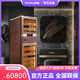 美晶RACHING/ 美晶雙RR980雪茄柜2025新款 智能恒溫恒濕保濕柜 勞斯萊斯賓利汽車(chē)內飾工藝漆面打磨 哈瓦那咖色