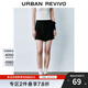UR2025夏季新款女裝立體蝴蝶結裝飾裙褲造型短褲UYY650040 黑色 M