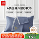 ziiu張御 枕巾一對裝  純棉A類(lèi)男士防油防汗全棉大枕巾 50*80cm 藍色