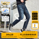 卡賓（CABBEEN）【高彈萊卡】修身小腳牛仔褲男裝2025夏季新款復古休閑長褲子 蔚藍色47 L (175) 80A/L