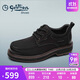 金利來(lái)（Goldlion）男鞋休閑鞋戶(hù)外休閑百搭磨砂皮工裝鞋G546430271TRA炭灰40
