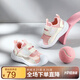 SNOOPY史努比童鞋兒童運動鞋夏季男女童單網(wǎng)透氣學步小白鞋2052A粉色30