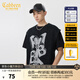 卡賓（CABBEEN）卡賓男裝兔子提花線(xiàn)衫22冬新款寬松針織衫W3231106001 煤黑色01 XL /180/52