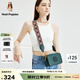 暇步士（Hush Puppies）單肩包女包輕奢品牌女士斜挎包鏈條包時(shí)尚百搭潮流小方包生日禮物 墨綠色HA-127270848