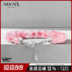 AWNL【張紫寧同款】火星玫瑰薔薇石手鏈手串飾品送女友生日禮物 【品牌禮盒】櫻花薔薇石 M 推薦手圍15-16cm