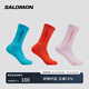 薩洛蒙（Salomon）男女款 戶外運(yùn)動休閑舒適透氣長筒襪子 EVERYDAY CREW 3-PACK 童話色彩 C27262 M