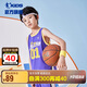 喬丹男童籃球套裝兒童全碼夏運動兩件套小孩訓練服 朝霞紫/朝霞紫 150