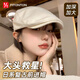 FitonTon棒球帽子女秋冬大頭圍顯臉小英倫風(fēng)復古鴨舌帽日系報童畫(huà)家前進(jìn)帽