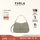 芙拉（FURLA）【明星同款】FLOW中號(hào)牛皮女士上班族時(shí)尚通勤手提包單肩斜挎包 綠色