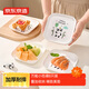 京東京造 盤(pán)子 碟子吐骨碟蘸料小吃碟食品接觸級家用【加厚耐摔】8個(gè)裝