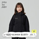 jnby by JNBY江南布衣童裝輕薄羽絨服運動(dòng)連帽保暖外套男女童兒童1NAC13391 001本黑 110 cm