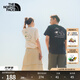 北面（The North Face）【都市經(jīng)典系列】短袖T恤小熊 情侶款男女戶(hù)外圓領(lǐng)25年夏季8F5R JK3/黑色 L /175
