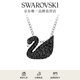 施華洛世奇Swan鵝項鏈女吊墜輕奢送女友女七夕情人節禮物 鍍白金色（?。?5347330
