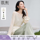 香影吊帶連衣裙兩件套女2025夏秋新款針織罩衫長裙輕熟風(fēng)氣質(zhì)套裝 軍綠 XL 170/92A/125-140斤