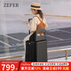 ZEFER寶媽行李箱旅行帶娃拉桿箱兒童可坐人輕便登機(jī)箱結(jié)實耐用密碼箱男 幻影黑-堅固鋁框版【安全可靠座椅】 20英寸 登機(jī)箱1-5天出行-五年質(zhì)保