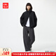 優(yōu)衣庫開(kāi)業(yè)價(jià)女裝針織廓形長(cháng)褲快干速干吸汗高腰彎刀褲479688 08 深灰色 M /160/68A