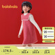 巴拉巴拉兒童套裝女童兩件套2024春裝拜年服中大童洋氣背心裙208124104006