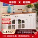 尚華仕餐邊柜儲(chǔ)物柜地中海簡(jiǎn)約餐廳茶水柜廚房北歐風(fēng)酒柜納柜實(shí)木餐邊柜 顏色/尺寸可定制【詳情咨詢客服