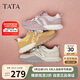 他她（TATA）厚底休閑阿甘鞋女鞋2025春秋CM702CM5 米色 37