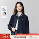 茵曼（INMAN）時(shí)尚撞色學(xué)院風(fēng)棒球服女2025春季新款百搭復古寬松休閑外套 寶藍色 M