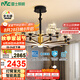 雷士（NVC）美式輕奢客廳吊燈燈臂發(fā)光15頭護(hù)眼全光譜智能WHXD180Z/F-03